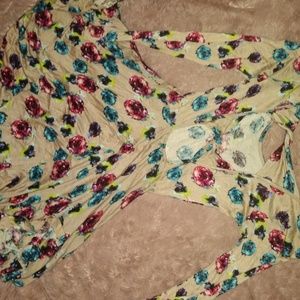 Long sleeve flowy dress